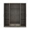 Homeroots Gray Solid and Manufactured Wood Bedroom Set 592876 - alternate 1