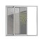 Vdomdoors Patio Exterior Metal-Plastic Sliding Doors / Patio 8166 White Silk 64" x 80" Right active door / Te PATIO8166WS-6480-RH - alternate 1