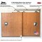 Sartodoors Sliding Closet Bypass Doors with Frosted Glass Grey 84x80 (2* 42x80) Solid Core Modern Interior VEREGIO7288DBD-GRE-84 - alternate 6