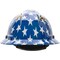 Dynamic Full Brim Hard Hat w/HDPE Shell, 4-Point Textile Suspension Graphic Wrap, Wheel Ratchet Adj. 280-HP641R-USA - alternate 4