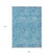 Homeroots 9' X 12' Teal Blue And Ivory Abstract Washable Indoor Outdoor Area Rug 599764 - alternate 7