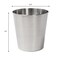 Happimess Nolan Modern Classic Smooth Steel 2-Gallon Wastebasket, Brushed Steel HPM1113C - alternate 4