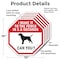 Signmission I Make It to The Fence In 2.8 Secon, 10 inch X 10 inch, Aluminum Metal Signs, 5PK OC-A-5Pack-10-61 - alternate 4