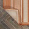 Jonathan Y Haynes Modern Double Stripe Orange/Cream 2 ft. x 8 ft. Indoor/Outdoor Runner Rug SMB202C-28 - alternate 7