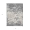 Homeroots 3' X 5' Gray And Beige Abstract Washable Indoor Outdoor Area Rug 599496 - alternate 6