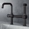 Vigo Cass Single Handle Bridge Kitchen Faucet with Side Sprayer VG02050MB - alternate 1