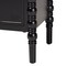 Baxton Studio Malinda Classic Black Wood 2-Drawer End Table with Spindle Legs 253-14065-ZORO - alternate 5