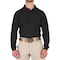 First Tactical PERFORMANCE POLO LONG SLEEVE, 100% Polyester, Button, 1 Pocket(s), Black, S 111503 - alternate 1
