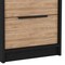 Homeroots Three Piece Brown and Black Bedroom Set 530258 - alternate 11