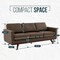 Leisuremod Chester Mid-Century Modern 3-Seater Sofa, Birch Wood Legs CS83TP-L - alternate 6