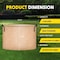 Ipower YSSOA Grow Bags 7 Gallon 300G Reusable Breathable Gardening Pots, Tan, 12PK GLGROWBAG7X6TANX2 - alternate 4