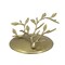 Homeroots 14" Dark Green And Gold Glass And Metal Round Ginger Jar 574249 - alternate 1