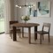 Homeroots 51" Brown Solid Wood Round Top Dining Table 712180 - alternate 4
