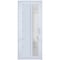 Vdomdoors Front Exterior Prehung FiberGlass Door Frosted Glass / Manux 8088 White Silk / Office Commercial an MANUX8088EXD-WS-W36 x H80-LH - alternate 4