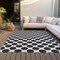Homeroots 3' X 5' Black And Ivory Polka Dot Washable Indoor Outdoor Area Rug 614869 - alternate 7