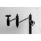 Kingston Brass Deck Mount Pot Filler Faucet, Matte Black KS3700CG - alternate 6