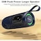 Bobtot Portable Bluetooth Speaker, Blue, IPX6 Waterproof Speaker w/Bass, 15W, RGB, 15H Playtime, Dual 803783 - alternate 5
