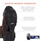 Ergodyne TractionDevice, Blk, Tread, Men's15to16, PR 6325 - alternate 5