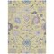 Homeroots 3' X 5' Yellow Lavender And Denim Blue Floral Washable Indoor Outdoor Area Rug 605343 - alternate 7