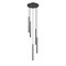 Z-Lite Forest 5 Light Chandelier, Matte Black, 12 In W x 23.75 In H 919MP24-5R-MB-LED - alternate 4