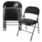 Elama 4 Piece Metal Folding Chair with Padded Seats in Black ELM-J0369A - alternate 1