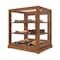 Koolmore 25 In. Artisan Wooden Bakery Display Upright Case 4 Cu ft, Dark color KM-BDW-4CUD - alternate 7