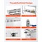 Vevor Commercial Propane Steam Table 6-Pan Outdoor Food Warmer Stainless Steel GBW-6 - alternate 6