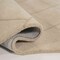 Jonathan Y Bean Modern Plaid Grid Handwoven Wool Beige/Light Brown 4 ft. x 6 ft. Shaped Area Rug GST104A-4 - alternate 8