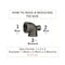 Msi Products 3/4inx1/2inx1/2in INDUSTRIAL 150lb Galvanized Malleable Iron Reducing Tee A22202120808 - alternate 2