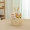 Wickerwise Hand-Woven Easter Bunny Ear Basket with Handle - Multi-Purpose Paper Rope Wicker Basket for QI004723.N - alternate 6