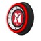 Holland Bar Stool University of Nebraska 19 Double Neon Wall Clock Clk19BK - alternate 4