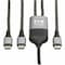 Eaton EATON 2-in-1 USB-C Charging Cable M/2xm, 100w Pd Charging, 6 Ft. 1.8 M U420P-2X6-100W - alternate 1