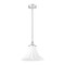 Z-Lite Fleur Brushed Nickel 1 Light Pendant 1958P12-BN - alternate 7