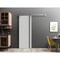 Sartodoors Sliding Barn Door with 6.6ft Hardware, Planum 0011 Matte Grey and Aluminum Strips, Rail Hangers Stu PLANUM0011BD-S-GRE-18 - alternate 1