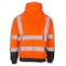 Dome75 Pullover Hoodie, ANSI/ISEA 107-2020 Class 3, Polyester, HiVis Orange/Black Bottom, MD DHP1632 - alternate 4
