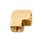 Anderson Metals Pipe Fitting, Brass Elbow, 90 Degree, Lead Free, 1/4-In. FPT 756100-04 - alternate 3