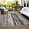 Homeroots 3' X 5' Brown Gray And Ivory Botanical Leaves Washable Indoor Outdoor Area Rug 581930 - alternate 5