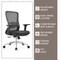 Leisuremod Adorit Ergonomic Office Chair - Mesh Back, Cotton Seat, Adjustable Height & 360 deg Swivel AO60BL - alternate 6