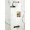 Kingston Brass Single-Handle Pressure Balanced Tub and Shower Faucet, Antique Brass KB5893DL - alternate 3