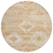 Homeroots 8' Copper Terra Cotta And Ivory Round Southwestern Washable Indoor Outdoor Area Rug 588704 - alternate 6