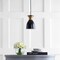Jonathan Y Edison 5.75" Metal LED Pendant, Black/Brass Gold JYL6136A - alternate 9