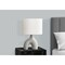 Monarch Specialties Lighting, 25"h, Table Lamp, Grey Ceramic, Ivory / Cream Shade, Contemporary, Modern I 9661 - alternate 5