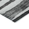 Homeroots 3' X 5' Charcoal And Gray Striped Washable Indoor Outdoor Area Rug 605891 - alternate 6