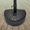 Pure Garden Half Moon 34 lb Weighted Semicircle Umbrella Base 50-LG1211 - alternate 10