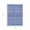 Homeroots 8' X 10' Denim Blue And Sky Blue Striped Washable Indoor Outdoor Area Rug 615347 - alternate 4