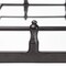 Homeroots Natural Finish Metal With Mirrored Glass Bottom And Railing Handle Tray 376036 - alternate 4