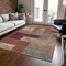 Homeroots 9' X 12' Brown And Terra Cotta Geometric Washable Indoor Outdoor Area Rug 612440 - alternate 8