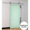Sartodoors Sturdy Barn Door Solid Core Modern Interior VEREGIO7411BD-S-OLI-18 x 80-Silver Rail - alternate 7