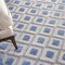 Homeroots 7' X 10' Blue And Gray Geometric Indoor Outdoor Area Rug 546853 - alternate 6