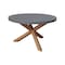 International Concepts Outdoor 7 Piece Teak Patio Furniture Set with a Table and 6 Chairs KODT-351RT-RBG-300-3 - alternate 4